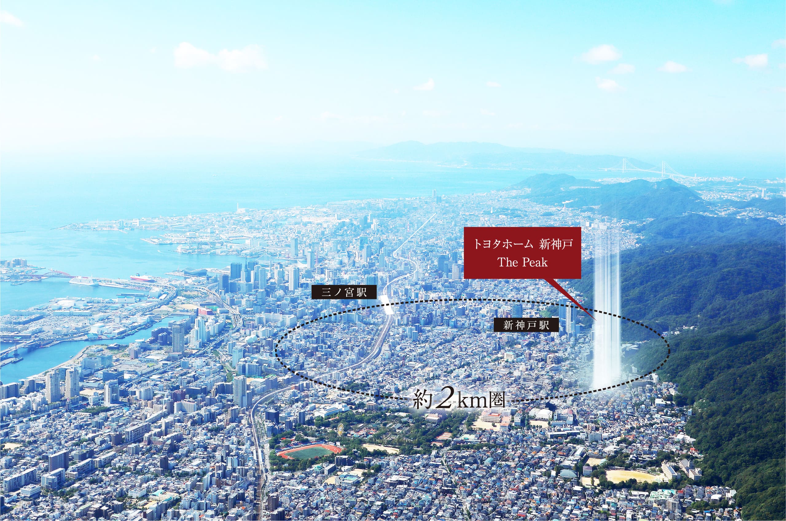 現地空撮写真（2024年10月撮影）※一部加工を施しています。