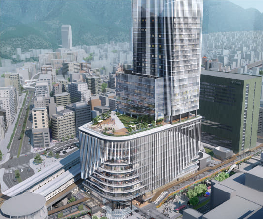 JR「三ノ宮」新駅ビル開発