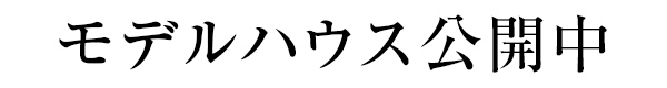 モデルハウス公開中