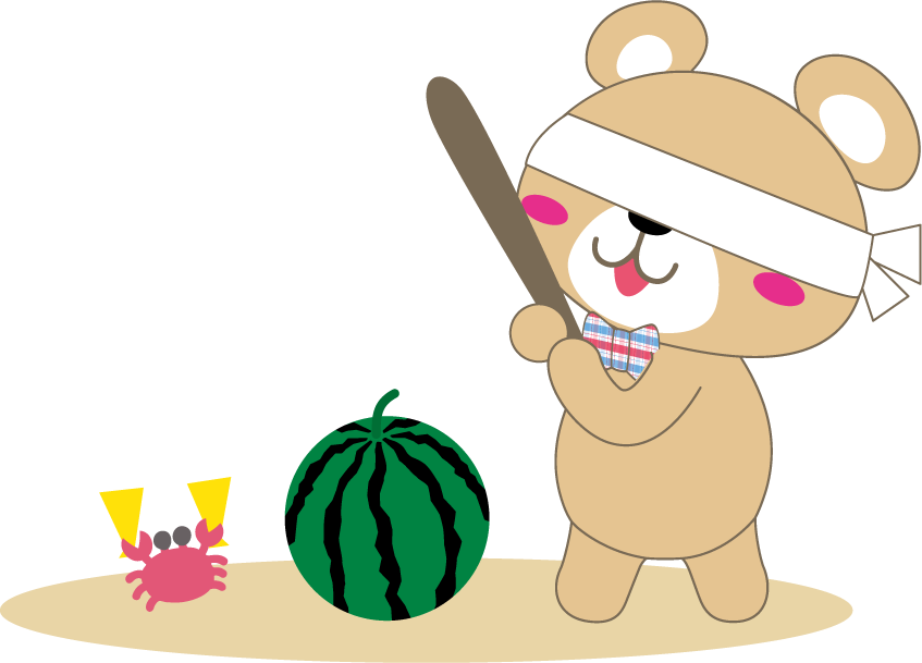 🍉夏の花壇サムネイル画像
